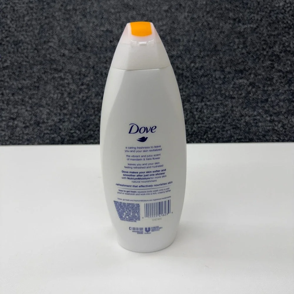 Dove Go Fresh Revitalize Body Wash Mandarin & Tiare Flower 22oz Nutrium Moisture